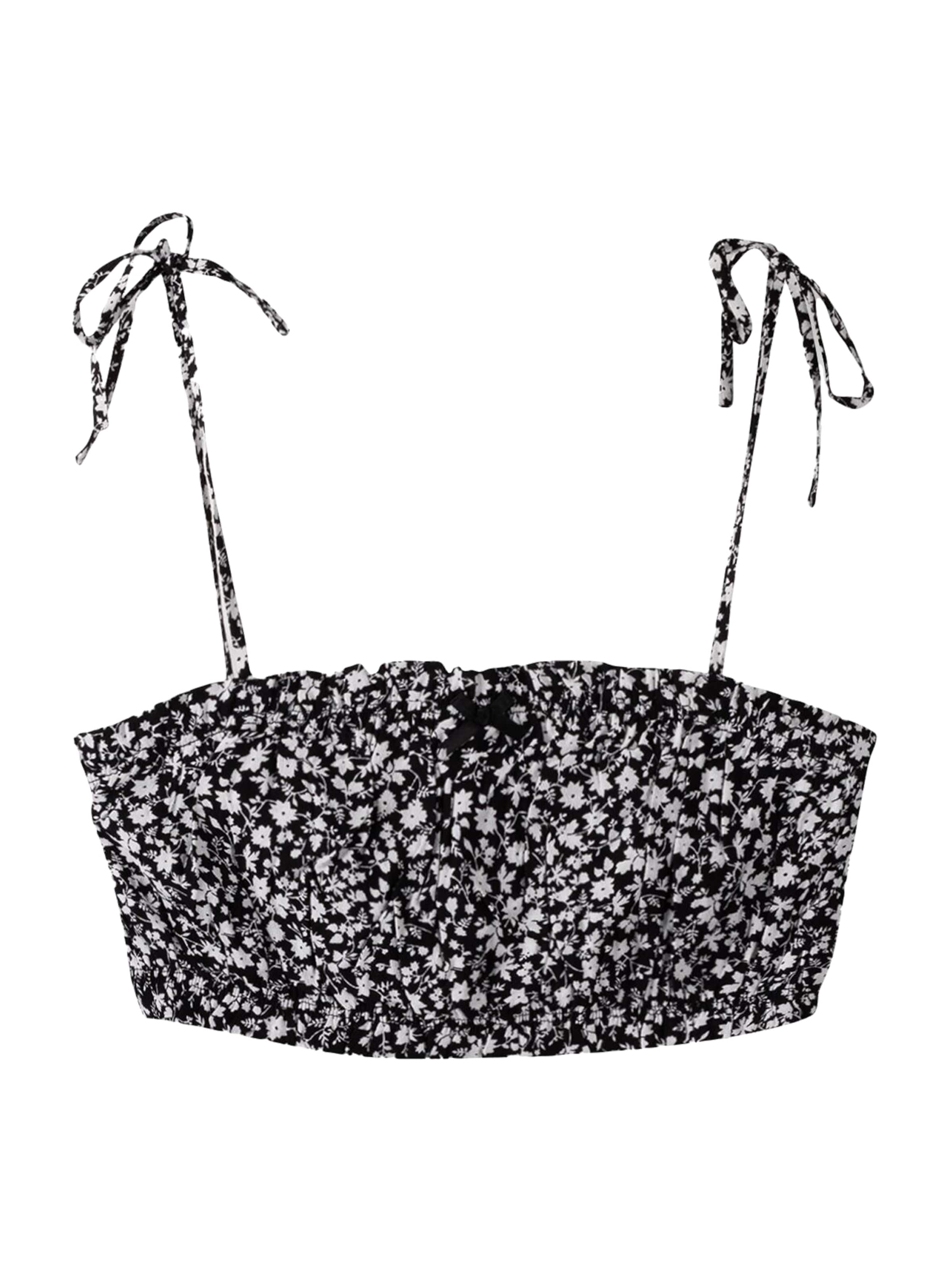 Bershka Topp i svart: framsida