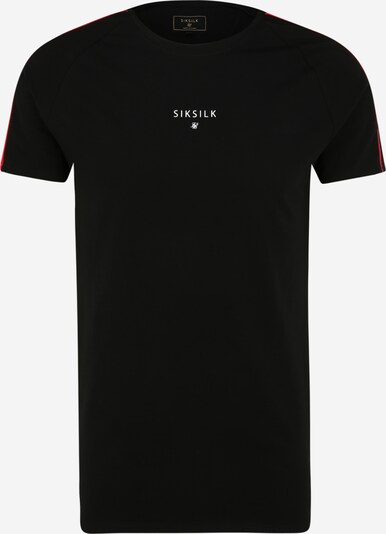 SikSilk T-Krekls 'Imperial' sarkans / melns / balts, Preces skats