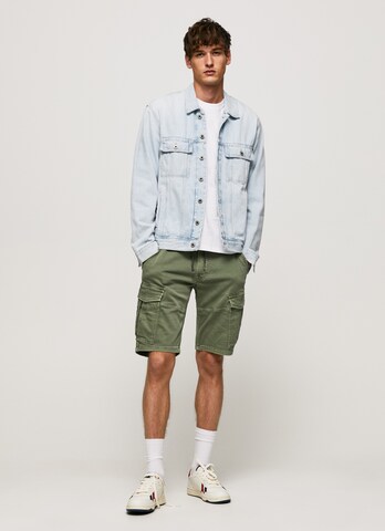 Pepe Jeans Regular Cargobroek 'Jared' in Grijs