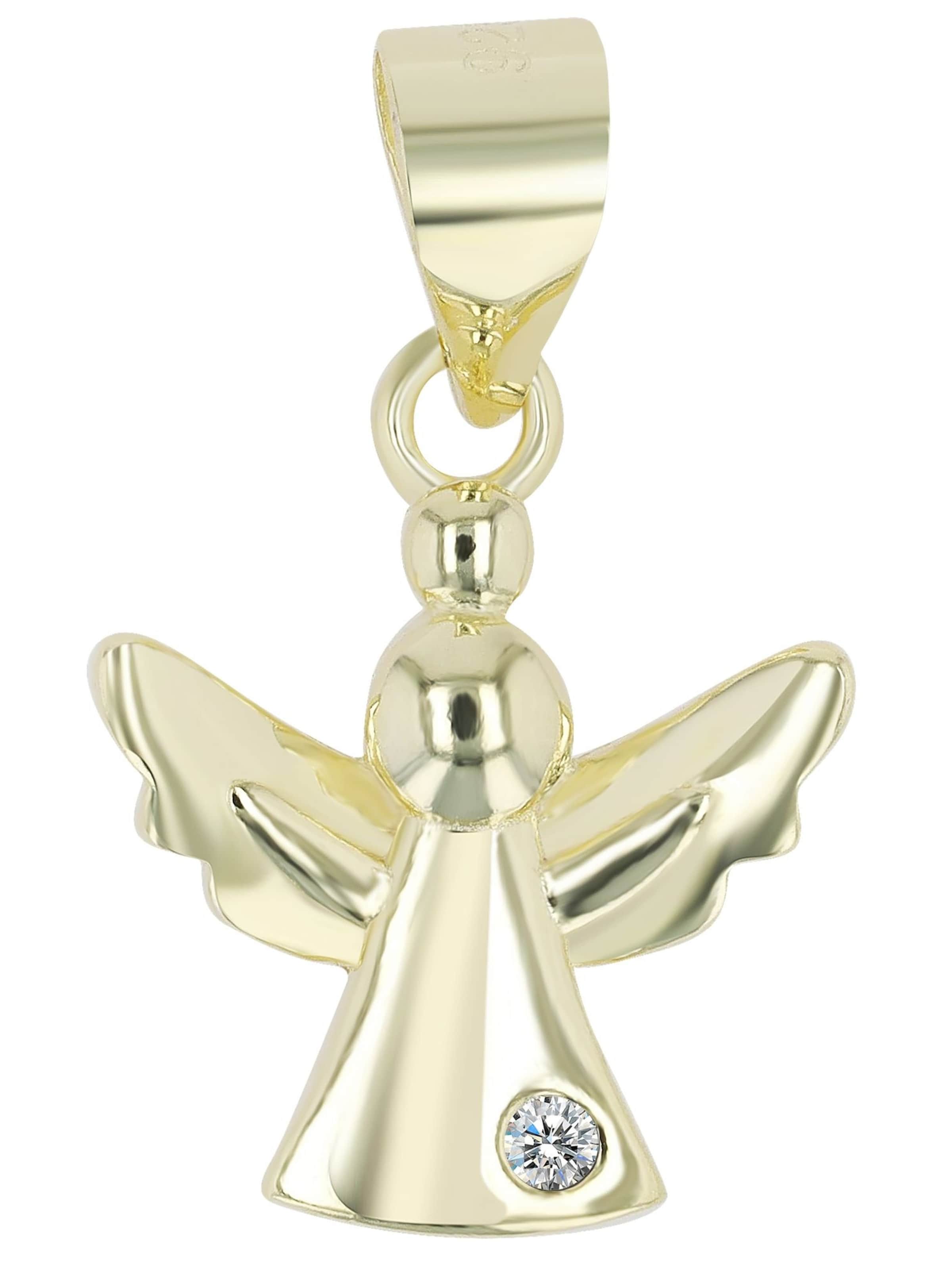 Akzent Pendant 'Elva, 925 Sterlingsilber, langlebig' in Gold: front