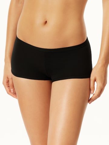 uncover by SCHIESSER Boyshorts in Black: front