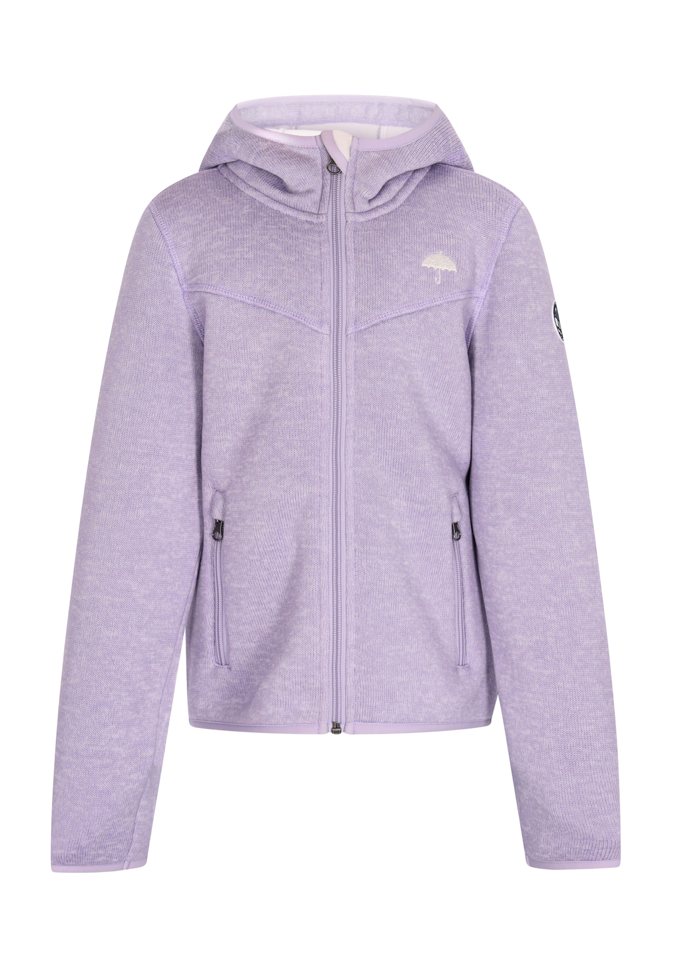 Schmuddelwedda Fliisjakk, värv lilla: eest vaates