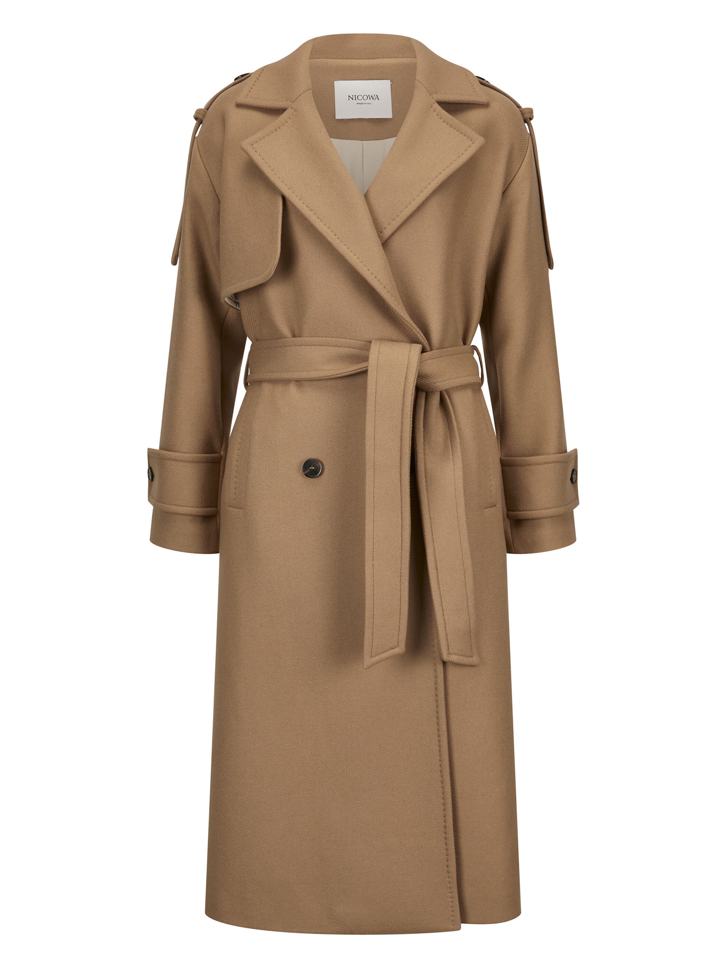 Nicowa Between-seasons coat ' PAWONA' in XS in Camel, Item view