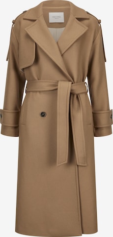 Nicowa Between-seasons coat ' PAWONA' in Brown: front
