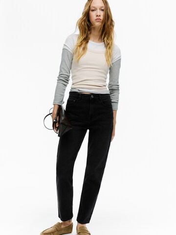 Coupe slim Jean Pull&Bear en noir