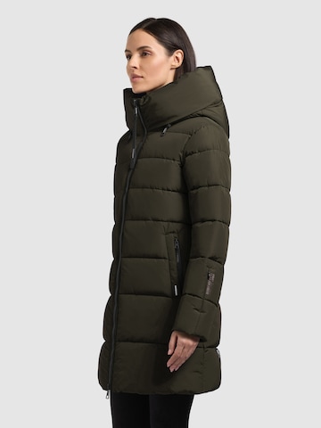 khujo Winter Jacket 'Grimes' in Green