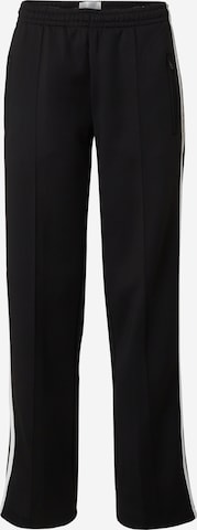 REPLAY Regular Trousers in Black: front