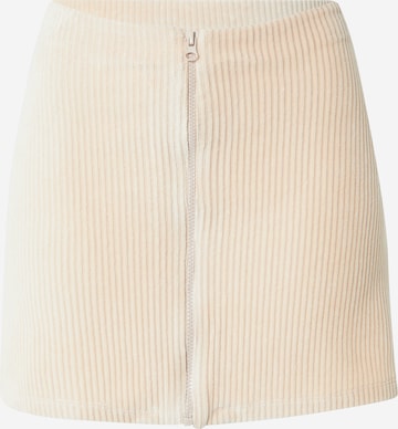 VIERVIER Rok 'Hira' in Beige: voorkant