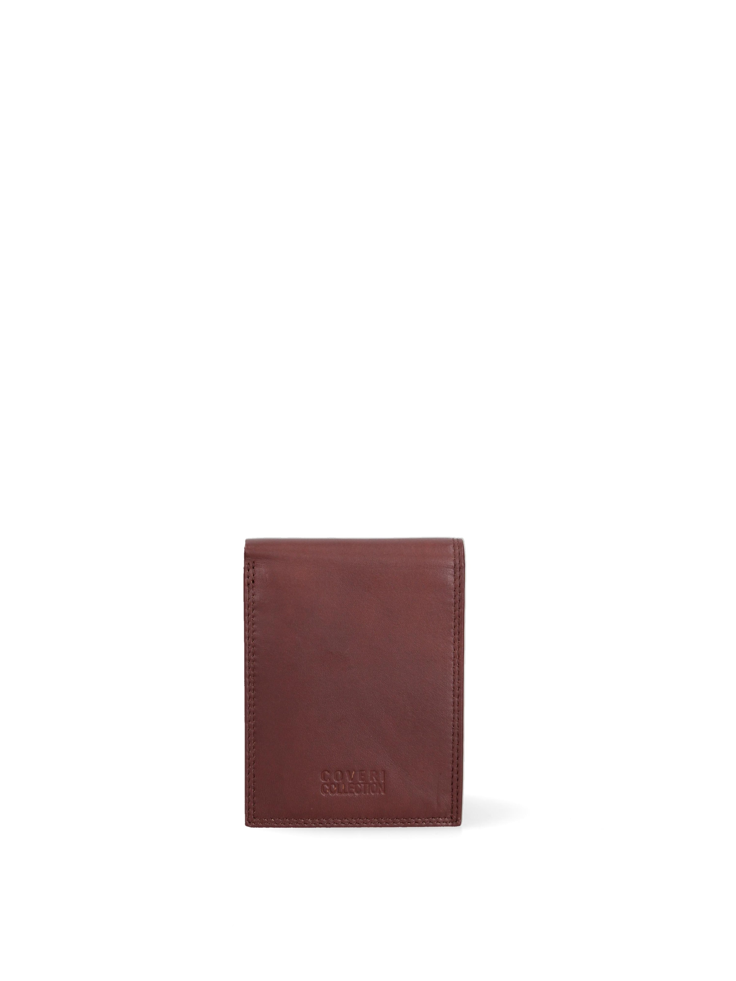 Portamonete di Coveri Collection in marrone: frontale