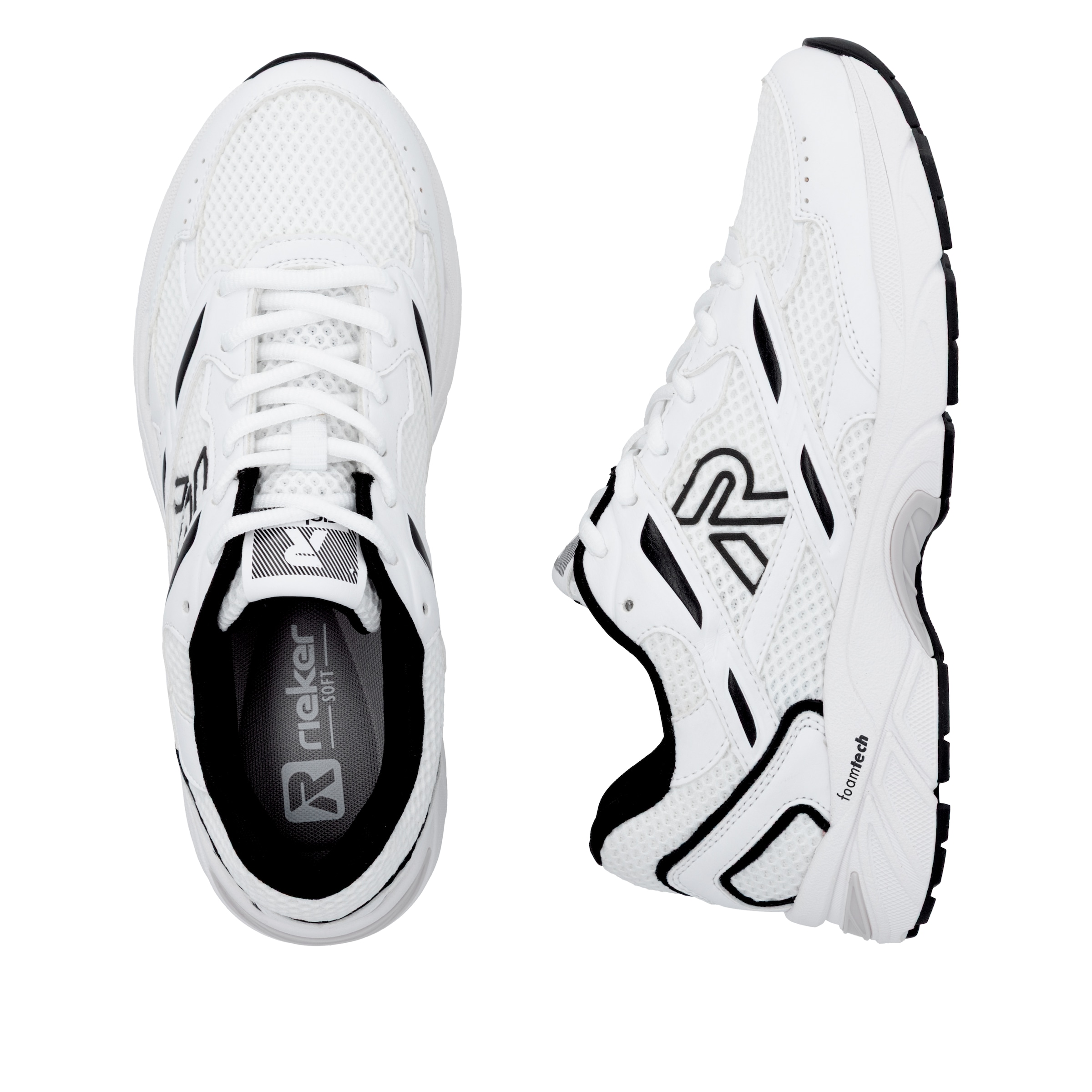Baskets basses Rieker Sport en blanc