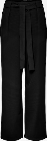 Wide leg Pantaloni con pieghe 'Noldana' di Pieces Petite in nero: frontale