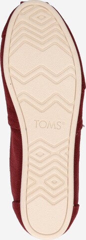 Espadrilles 'ALPARGATA' TOMS en rouge