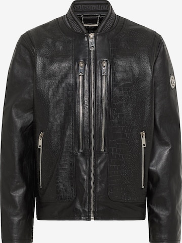 Carlo Colucci Between-Season Jacket ' Daum ' in Black: front