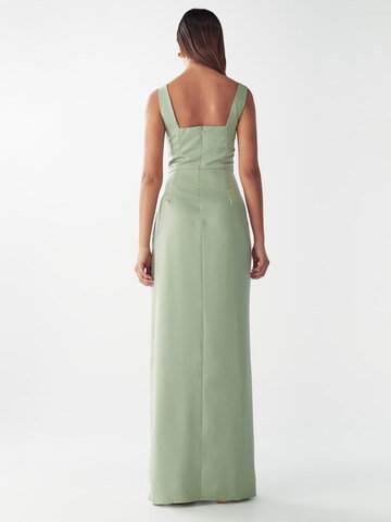 Robe de soirée 'Detroit' Willa en vert : derrière