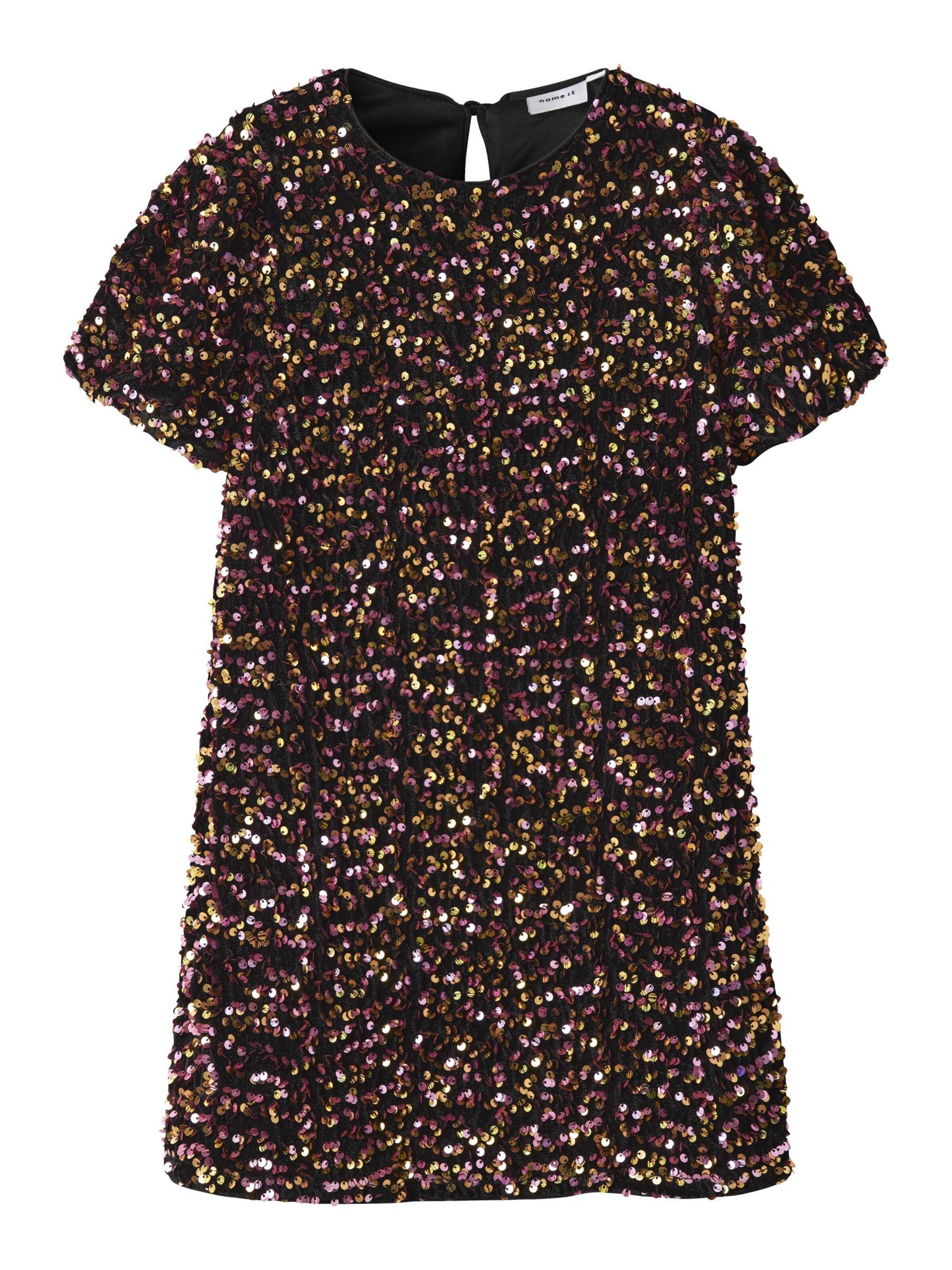 NAME IT - Vestido en oro: frente