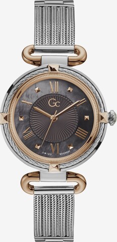 Gc Analog Watch 'CableChic' in Silver: front