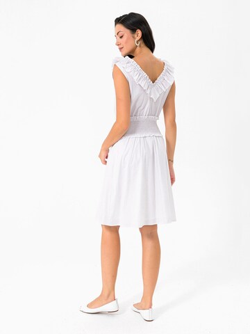 Robe d’été Dandalo en blanc