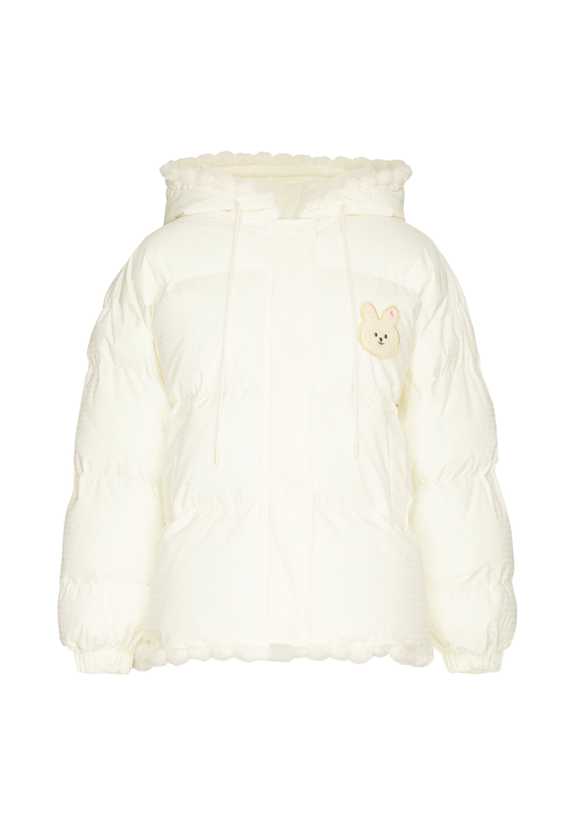 Usha - Chaqueta de invierno en blanco: frente