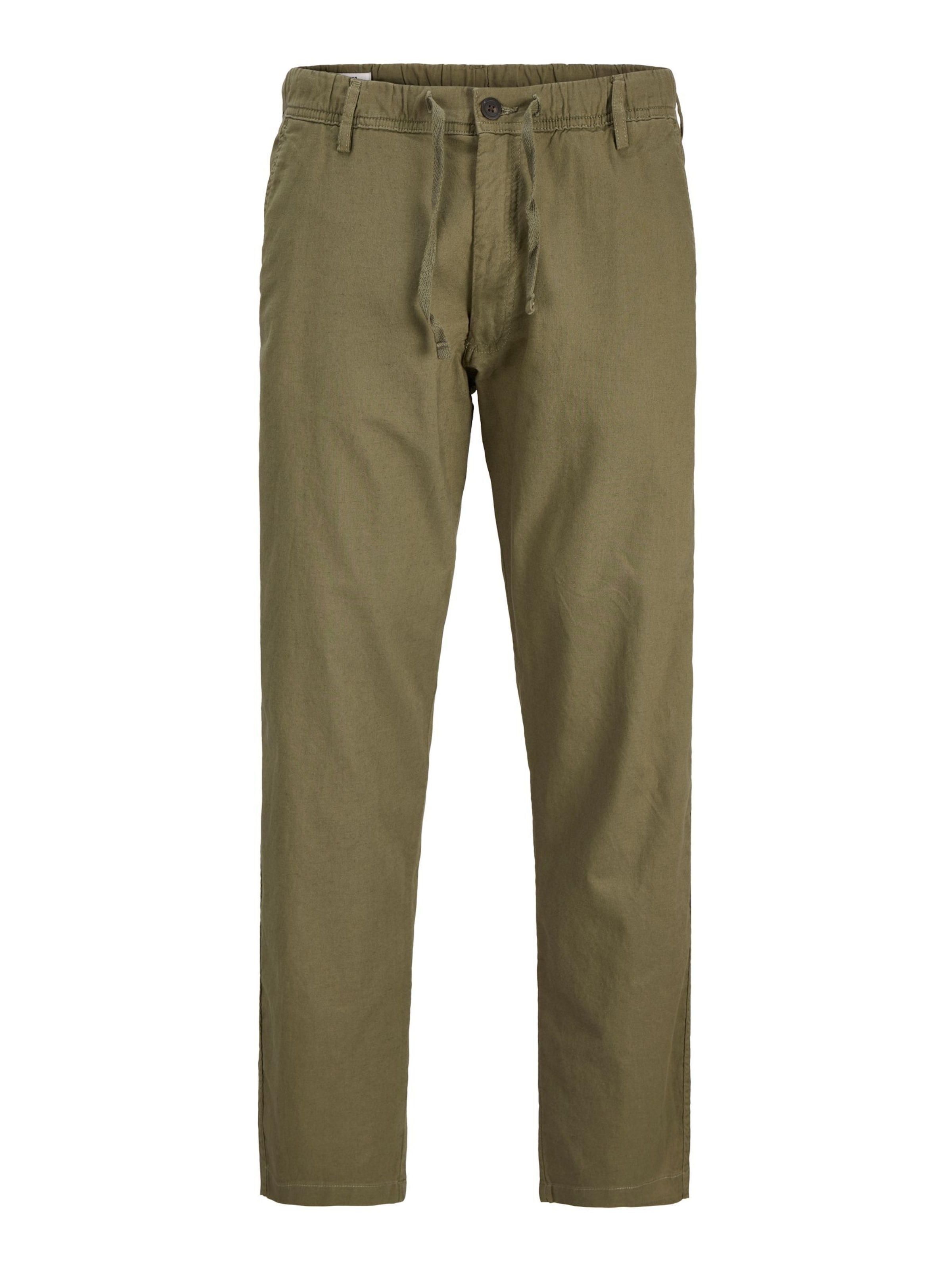 Loosefit Pantalon 'JPSTKane' Jack & Jones Plus en vert : devant