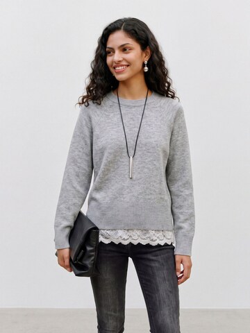 Pullover 'AWLYCK' di VERO MODA in grigio: frontale
