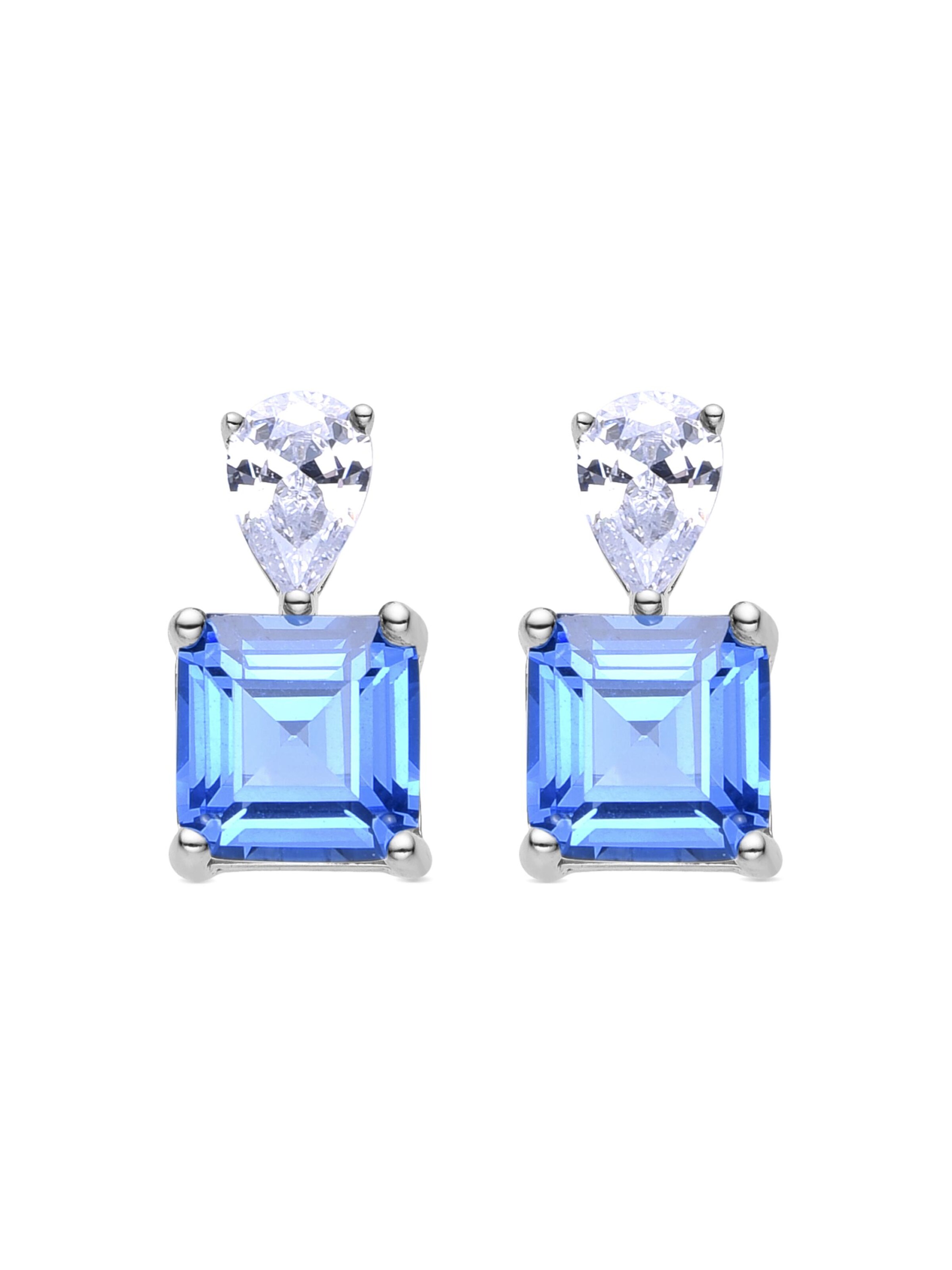 Luxenter - Pendientes 'Codua' en azul: frente