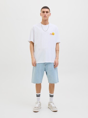 JACK & JONES Футболка 'JORWOWIE' в Белый