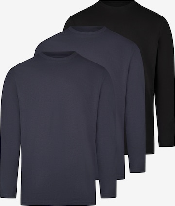 Ragman Shirt 'Basic' in Blue: front