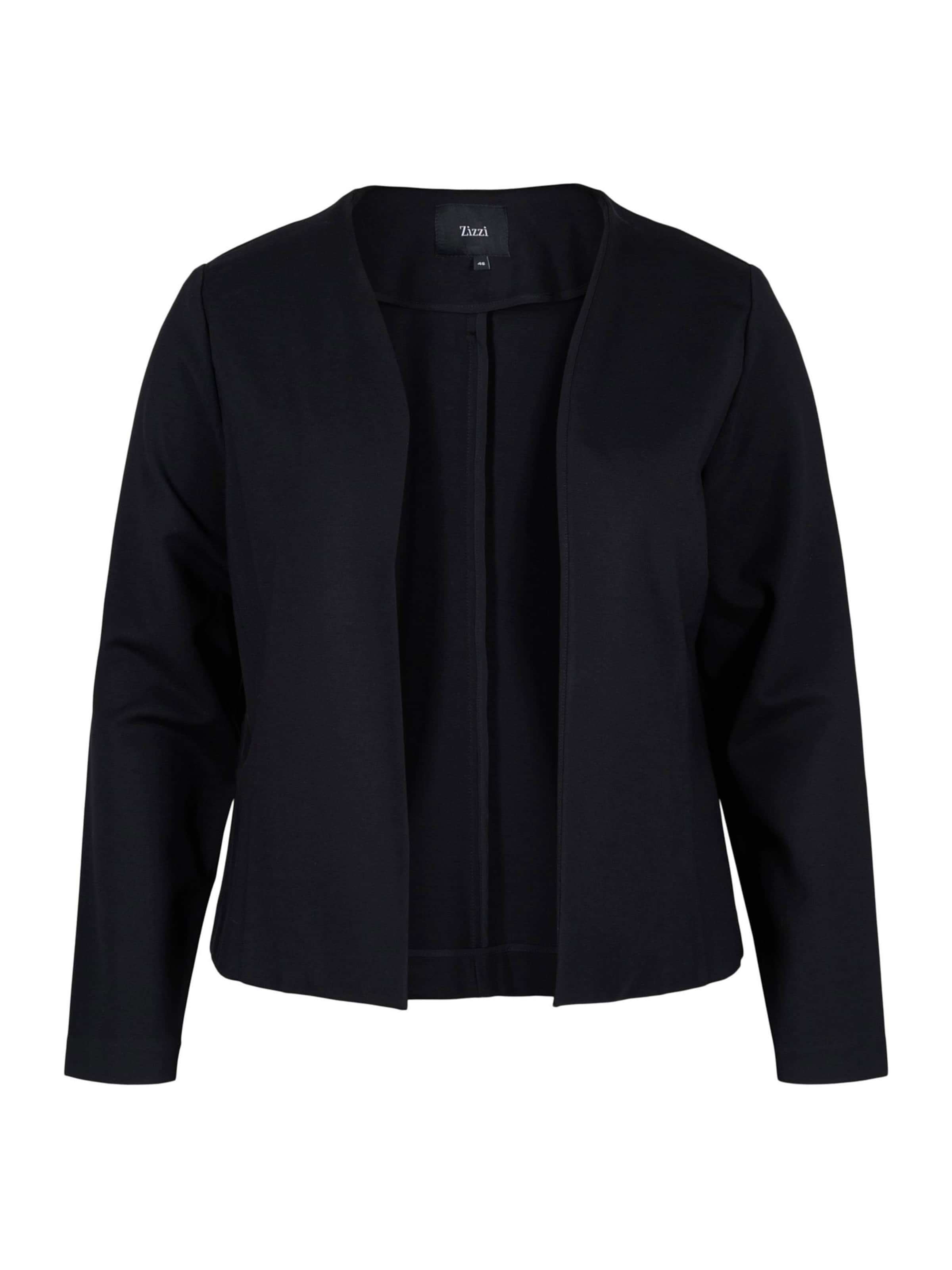 Zizzi Blazer 'MADDIE' in Black: front