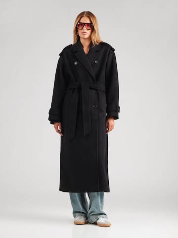 Cappotto di mezza stagione di Monki in nero: frontale