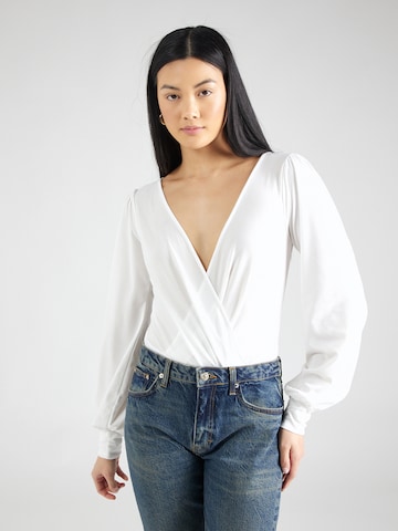 ABOUT YOU Shirt Bodysuit 'Fenna' in White: front