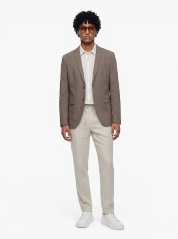 JACK & JONES - Corte superestrecho Chaqueta saco 'JPRFRANCO' en marrón