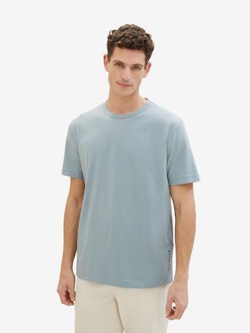 T-Shirt TOM TAILOR en bleu : devant