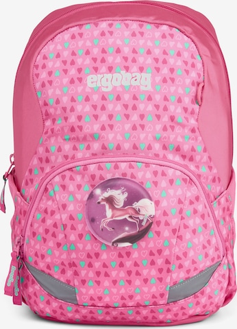 ergobag Backpack ' Large' in Pink: front