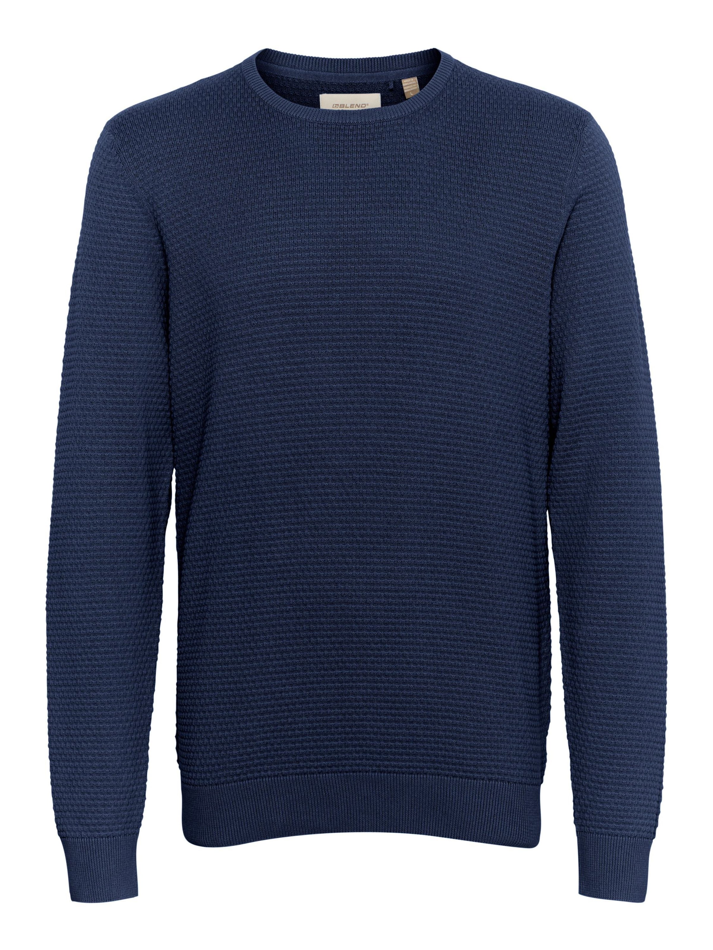 BLEND - Jersey 'Redhill' en azul: frente