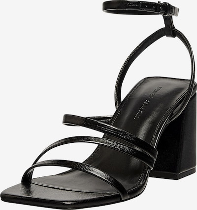 Pull&Bear Strap sandal in Black, Item view