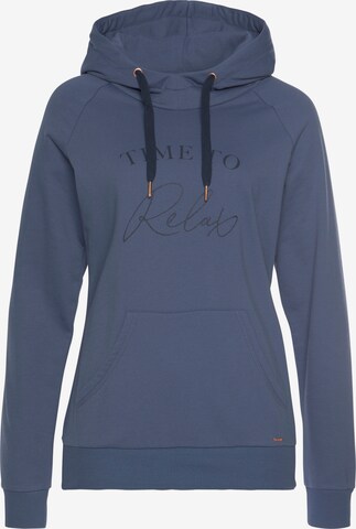 LASCANA Sweatshirt in Blue: front