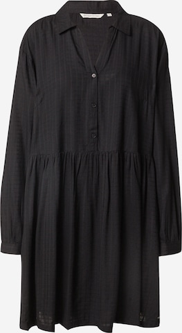 TOM TAILOR DENIM Shirt dress in Black: front