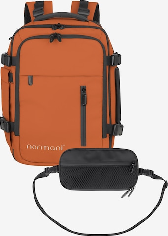 normani Backpack 'Nikaho' in Orange: front
