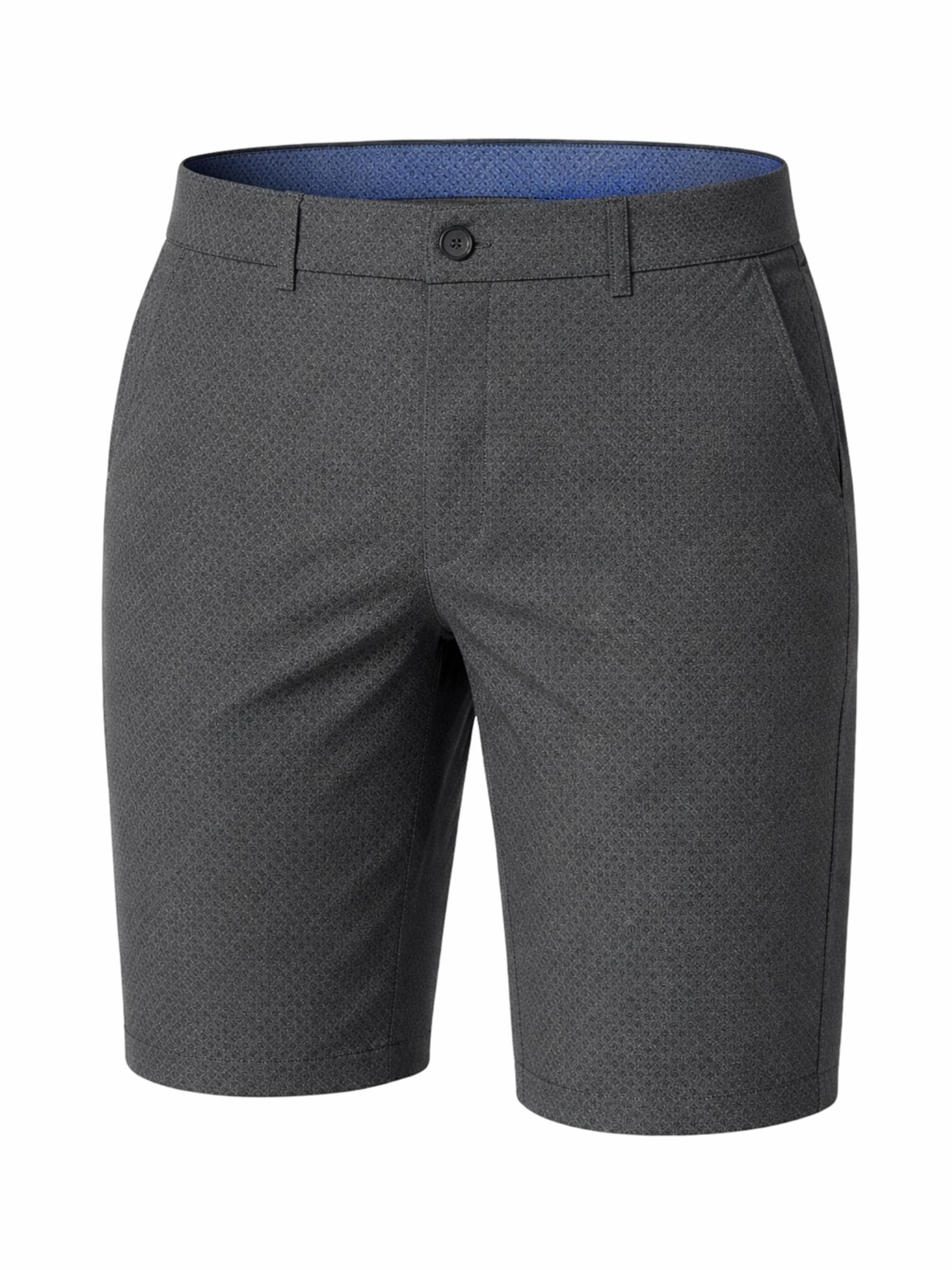 Coupe slim Pantalon chino 'Pantoneclo Men’s Chino Shorts' PANTONECLO en gris : devant