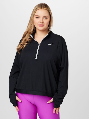 Nike SportswearSportska sweater majica - crna boja: prednji dio