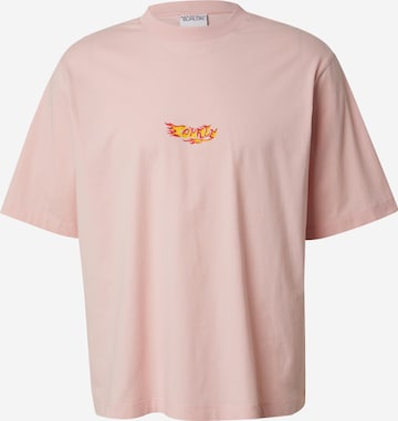 Marcelo Burlon T-Shirt 'COUNTY FLAME' in Pink: Vorderseite