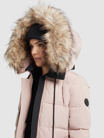 khujo Winter Coat 'Cloren' in Pink