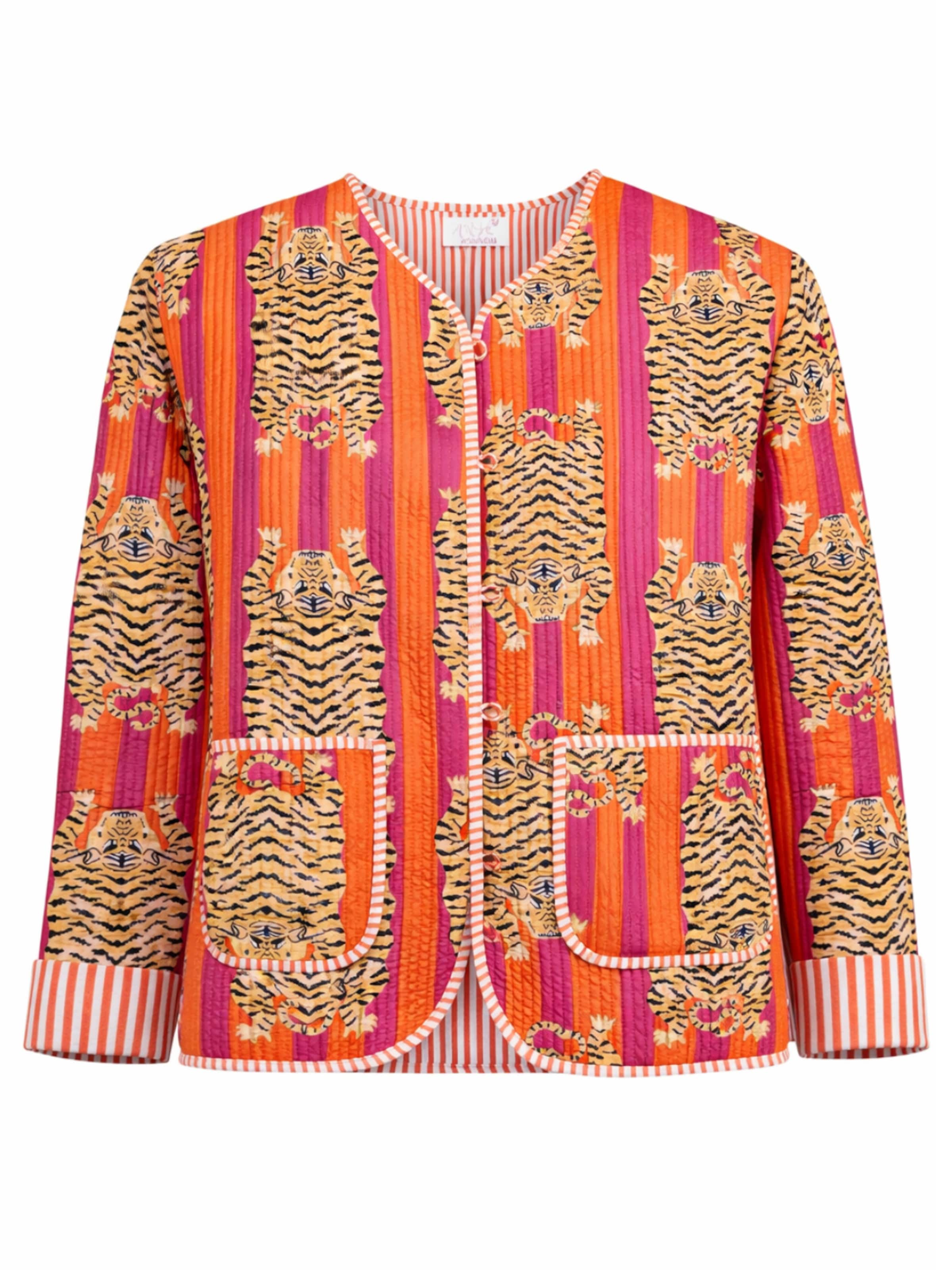 ASHINDIA Between-Season Jacket in Mixed colors: front