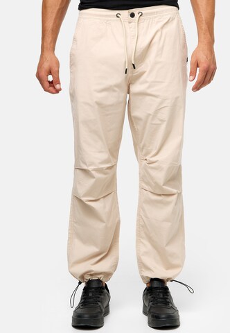 INDICODE JEANS Regular Broek ' Marcos ' in Wit: voorkant