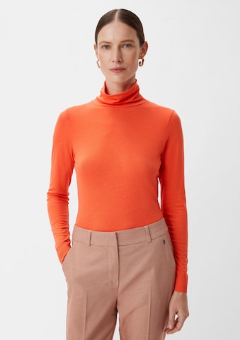 COMMA Shirt in Orange: Vorderseite