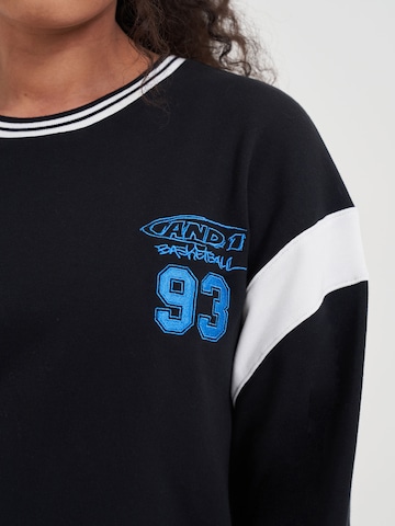 AND1 Sweatshirt 'Core 93' in Zwart