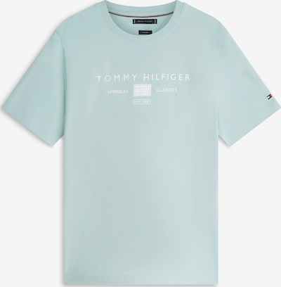 TOMMY HILFIGER Paita 'BRAND LOVE' värissä minttu / valkoinen, Tuotenäkymä