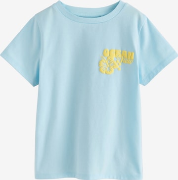 Next T-Shirt in Blau: Vorderseite