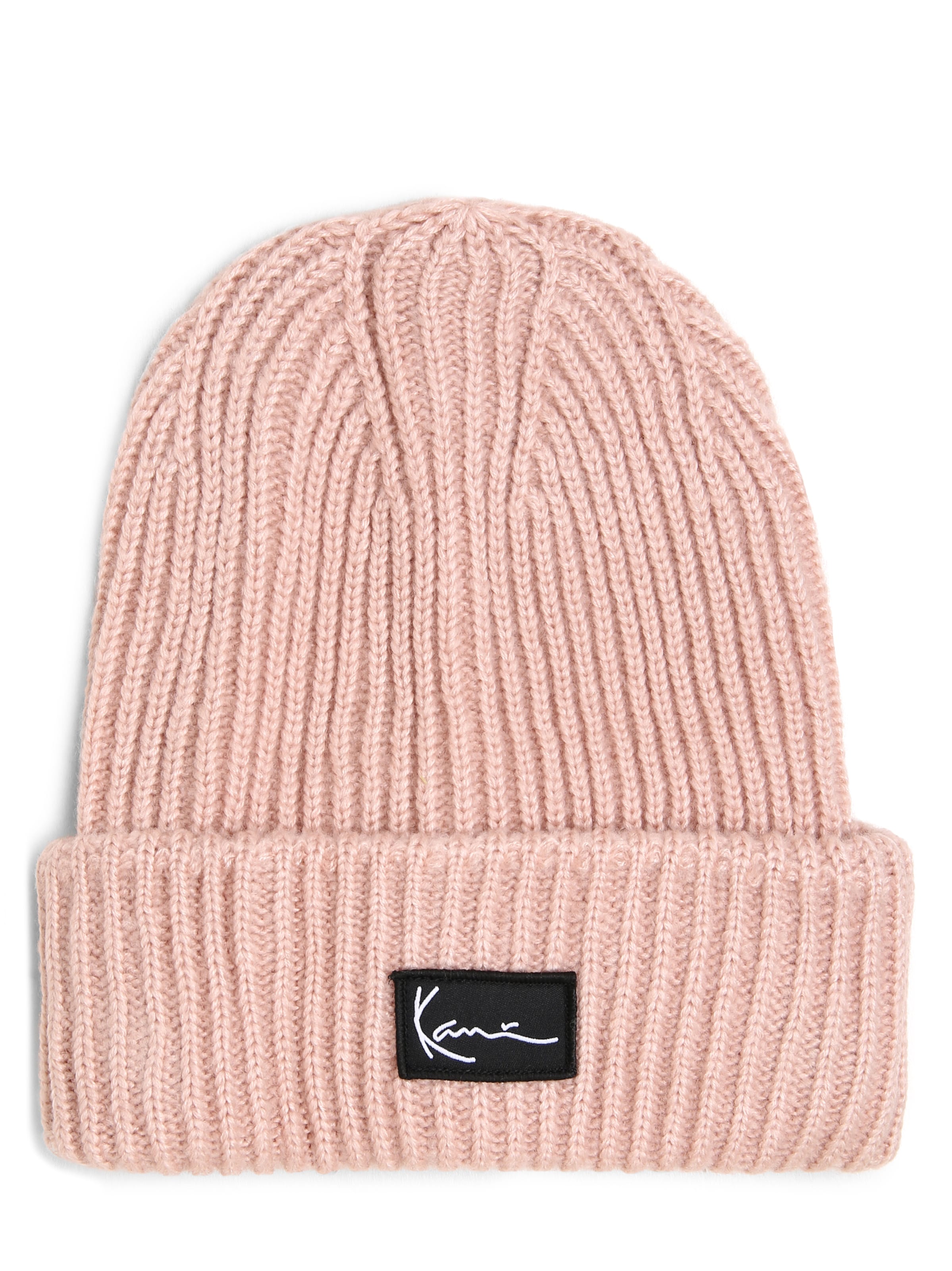Bonnet Karl Kani en rose : devant
