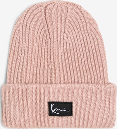 Karl Kani Beanie in altrosa / schwarz / weiß, Produktansicht